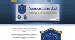 Desktop Screenshot of cosmopolvigilanza.com